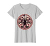Mademark Elephant Pink Flowers Breast Cancer Awareness T-Shirt - Women - size chart