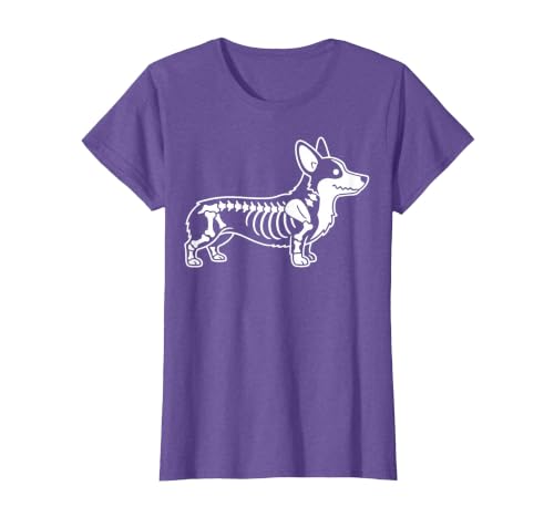 Halloween Corgi Skeleton Spooky Costume Corgi Skeleton Halloween T-Shirt - size chart