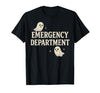 Emergency Department Shirts & Gifts HHWCo. ER Halloween Emergency Department Cute Ghost Design Spooky T-Shirt - size chart
