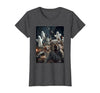Funny Halloween Animals Selfies Clothing Funny Squirrel Selfie with Ghosts Haunted Forest Halloween T-Shirt - size chart