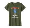 Humor Scarecrow Halloween Tees Pretend I'm A Scarecrow Halloween Costume T-Shirt - size chart