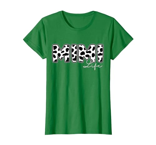Cow Print Matching Family Apparel Mimi Life Cow Print Family Matching T-Shirt - size chart