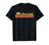 Showing Cattle T-Shirts And Apparel Show Dad - Fun Distressed Look for Showing Pigs T-Shirt - size chart