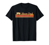 Showing Cattle T-Shirts And Apparel Show Dad - Fun Distressed Look for Showing Pigs T-Shirt - size chart