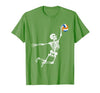 Halloween Shirts Women Men Kids Volleyball Skeleton Halloween Player Catcher Mens Boys Kids T-Shirt - size chart