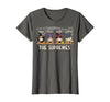 RBG Supremes Court cute gift THE SUPREMES Halloween Cute Woman Supreme Court Justices RBG T-Shirt - size chart