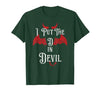 I Put the D in Devil Tees I Put the D in Devil Funny Halloween Matching Couple T-Shirt - size chart