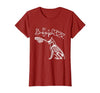 Skeleton Hand Dog Boop - German Shepherd Lovers Skeleton Hand Touch Nose German Shepherds Boop Dog Halloween T-Shirt - size