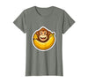 Mademark Monkey Eating Oversized Banana Slice Graphic T-Shirt - Women - size chart
