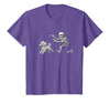 Funny Halloween Dog Lovers Gift Tees Skeleton Dogs Funny Skeleton Chasing Goldendoodle Dog Halloween Dogs Lover T-Shirt -