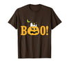 Peanuts Halloween Boo Pumpkin T-Shirt - size chart