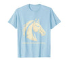Mademark Horses Over Everything Equestrian Women Design T-Shirt - Men - size chart