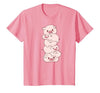Pink Kawaii & Anime Stuff Pigs On A Pile - Cute Kawaii Anime - Pig Aesthetic Japanese T-Shirt - size chart