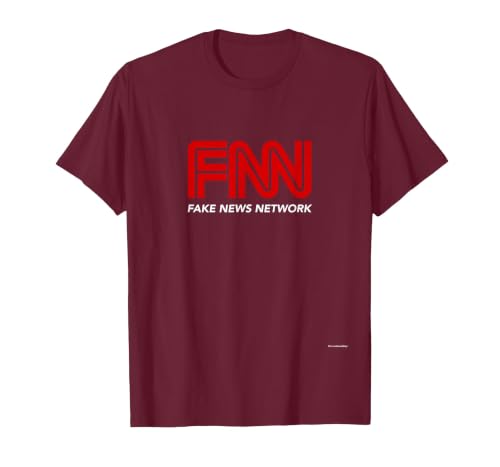 Fake News Network #fakenews Funny Trump Halloween Costume T-Shirt - size chart