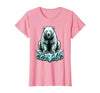 Mademark Polar Bear Lone Ice Floe Arctic Drift Illustration T-Shirt - size chart