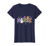Halloween Nurse Costume Scrub Top Ghost Pumpkin Nurse Halloween Ghost Pumpkin Costume Nurse Halloween T-Shirt - size chart