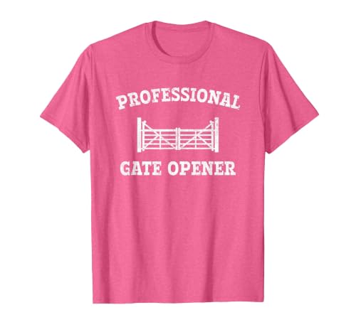 cow apparel Professional gate Opener, Cow Gate Opener T-Shirt - size chart