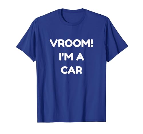 Halloween Apparel 2017 Vroom! I'm A Car Halloween Costume Tshirt - size chart