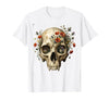 Mademark Elephant Skull Wildflower Bloom Graphic T-Shirt - Men - size chart