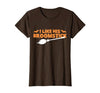 Funny Groovy Halloween Outfit I Like His Broomstick Halloween Funny Matching Couples T-Shirt - size chart