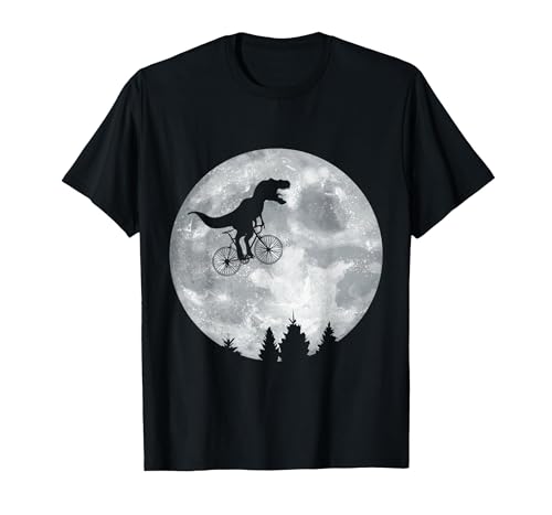 Check out my other Dinosaur T-shirts Dino Trex Riding Moon Bike Halloween Lunar Cycling T-Shirt - size chart