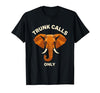Mademark Trunk Calls Only Funny Elephant Design T-Shirt - Men - size chart
