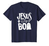 Jesus is My Boo - Funny Christian Halloween Quote Humor T-Shirt - size chart