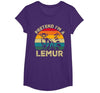 Funny Costume Party Halloween Tees by T&T Pretend I'm A Lemur Lazy Halloween Costume T-Shirt - size chart