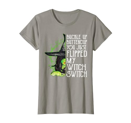 Funny You Just Flipped My Witch Switch Tee Shirt Witch Buckle Up Buttercup You just Flipped My Witch Switch T-Shirt - size