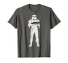 Star Wars Halloween Stormtrooper Mummy Wraps T-Shirt - size chart