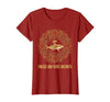 Mademark Finesse and Fierce Instincts Shark Women Design T-Shirt - size chart