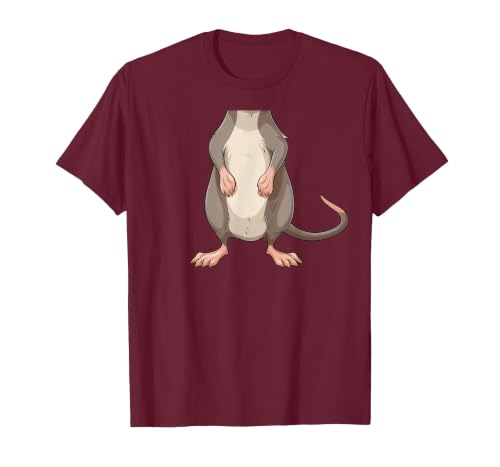Mouse Headless Halloween Clothing Co. Funny Mouse Headless Rat Body Last Minute Halloween T-Shirt - size chart