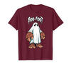 Spooky Bigfoot Sasquatch Ghost Halloween Humor Fun Boo Foot Bigfoot Ghost Sasquatch Halloween Funny Humor T-Shirt - size