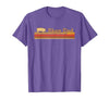 Showing Cattle T-Shirts And Apparel Show Dad - Fun Distressed Look for Showing Pigs T-Shirt - size chart