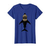 Mademark Shark in Vintage Deep Sea Diving Helmet T-Shirt - size chart