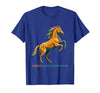 Mademark Horses Over Everything Equestrian Design T-Shirt - Men - size chart