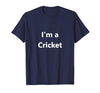 MNBHYB Idea Funny Halloween Cricket Bug Insect Easy Costume Last Minute T-Shirt - size chart
