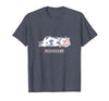 Bad Mood Sleeping Cow Tee Moooody Cow Beef Milk Farm Animals T-Shirt - size chart