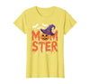 Mom-ster Halloween Funny Witch Hat Pumpkin Mom Momster Mom Mommy Matching Family Halloween Costume Women T-Shirt - size chart