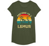 Funny Costume Party Halloween Tees by T&T Pretend I'm A Lemur Lazy Halloween Costume T-Shirt - size chart