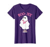 Spooky Season Ghost Halloween Boujee Boo-Jee Boo-JEE Spooky Season Ghost Pink Halloween Pumpkin Boujee T-Shirt - size chart