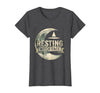 Mademark Resting Witch Face Halloween Design T-Shirt - size chart