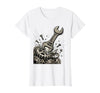 Mademark Monkey Wrench In The Gears Graphic Design T-Shirt - Women - size chart