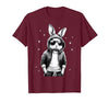 Bunny Face with Sunglasses Rabbit for Boys Men Kids T-Shirt — design detail