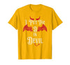 I Put the D in Devil Tees I Put the D in Devil Funny Halloween Matching Couple T-Shirt - size chart