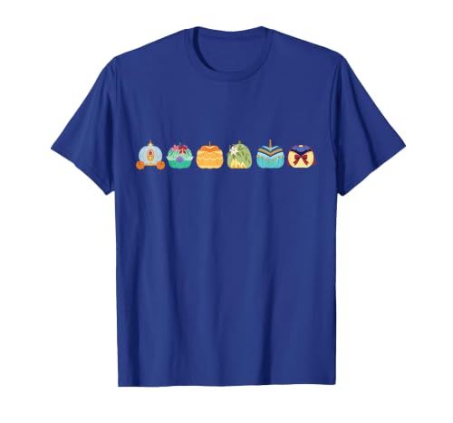Disney Princess Pumpkins Fall Autumn Lineup of Princesses T-Shirt - size chart