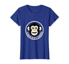 Mademark Chaos Is My Cardio Funny Monkey Design T-Shirt - Women - size chart