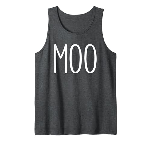 Moo Im A Cow Costume Shirts Moo Shirt Funny Adult Men Women Cow Goes Moo Costume Tank Top - size chart