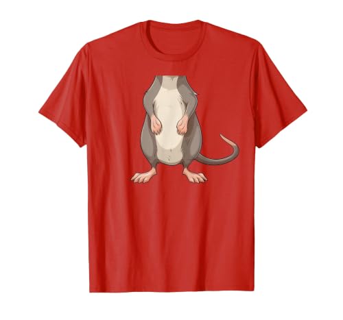 Mouse Headless Halloween Clothing Co. Funny Mouse Headless Rat Body Last Minute Halloween T-Shirt - size chart
