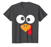 Thanksgiving shirts for Women Men Kids Thanksgiving Funny Turkey Face Costume Outfit Mens Boys Kids T-Shirt - size chart